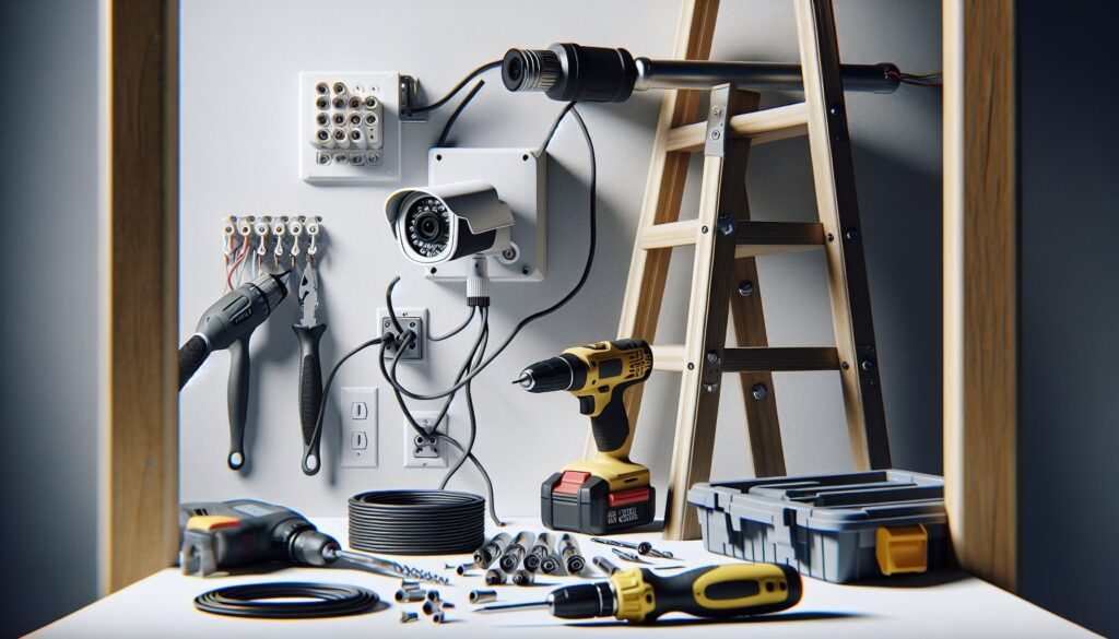 installation camera filaire