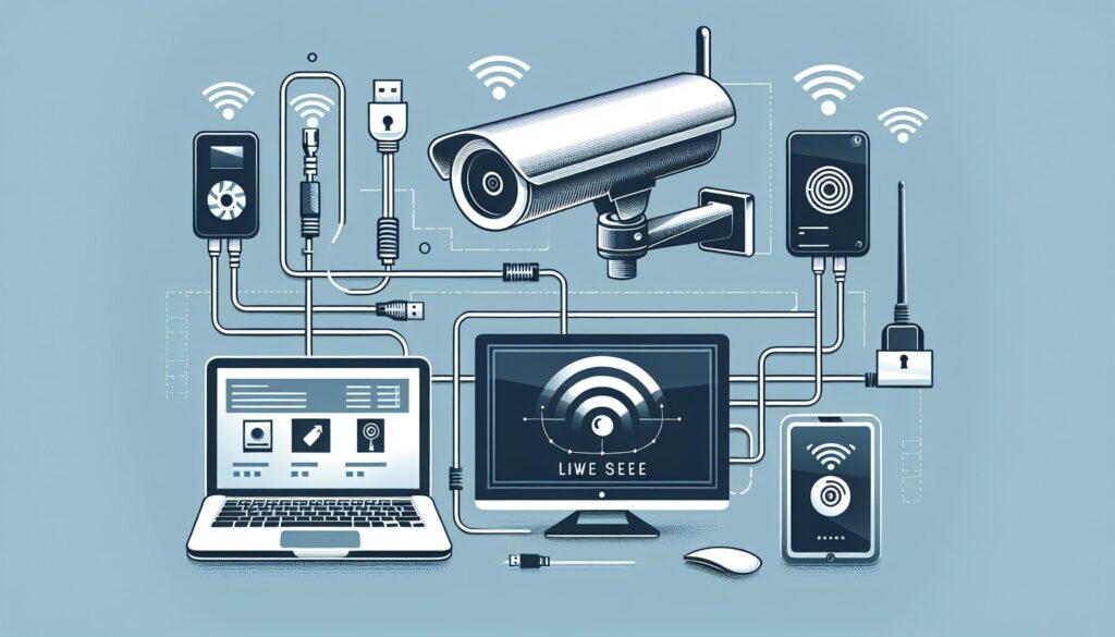 se connecter a une camera a distance