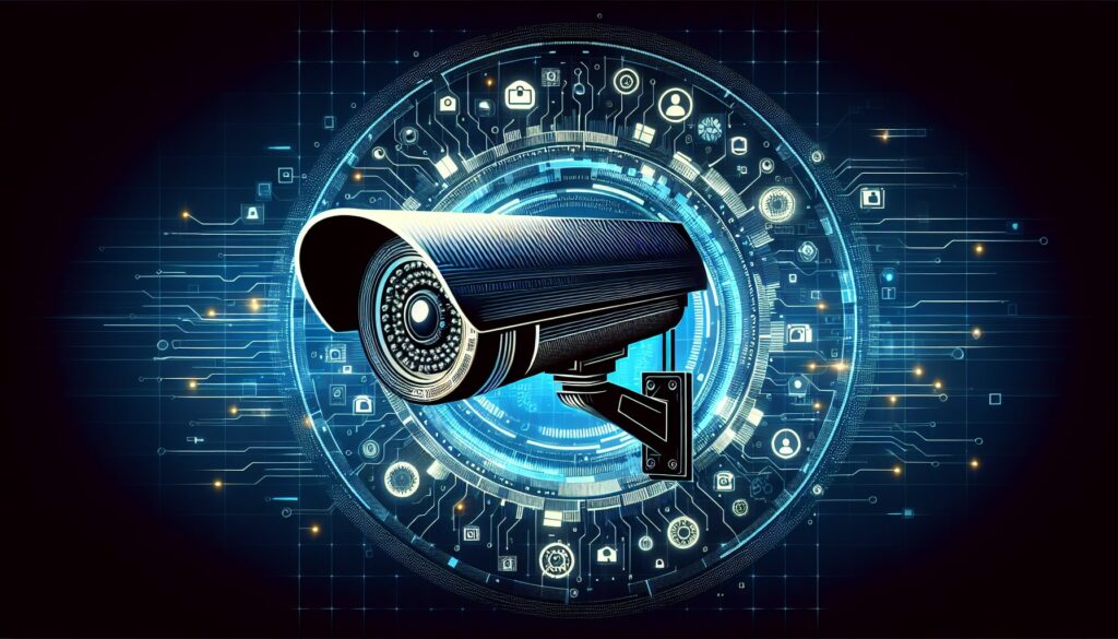 portee dune camera de surveillance