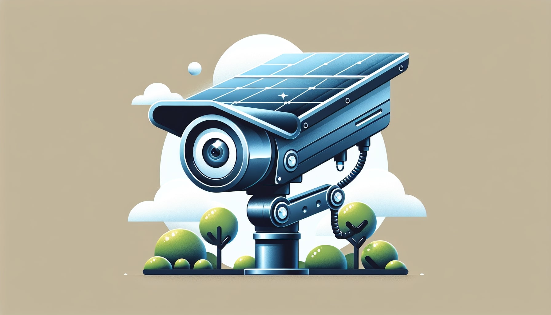 camera de surveillance solaire