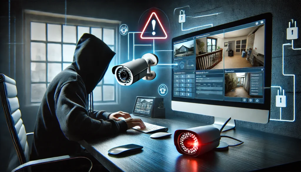 risques d'une caméra de surveillance connectée