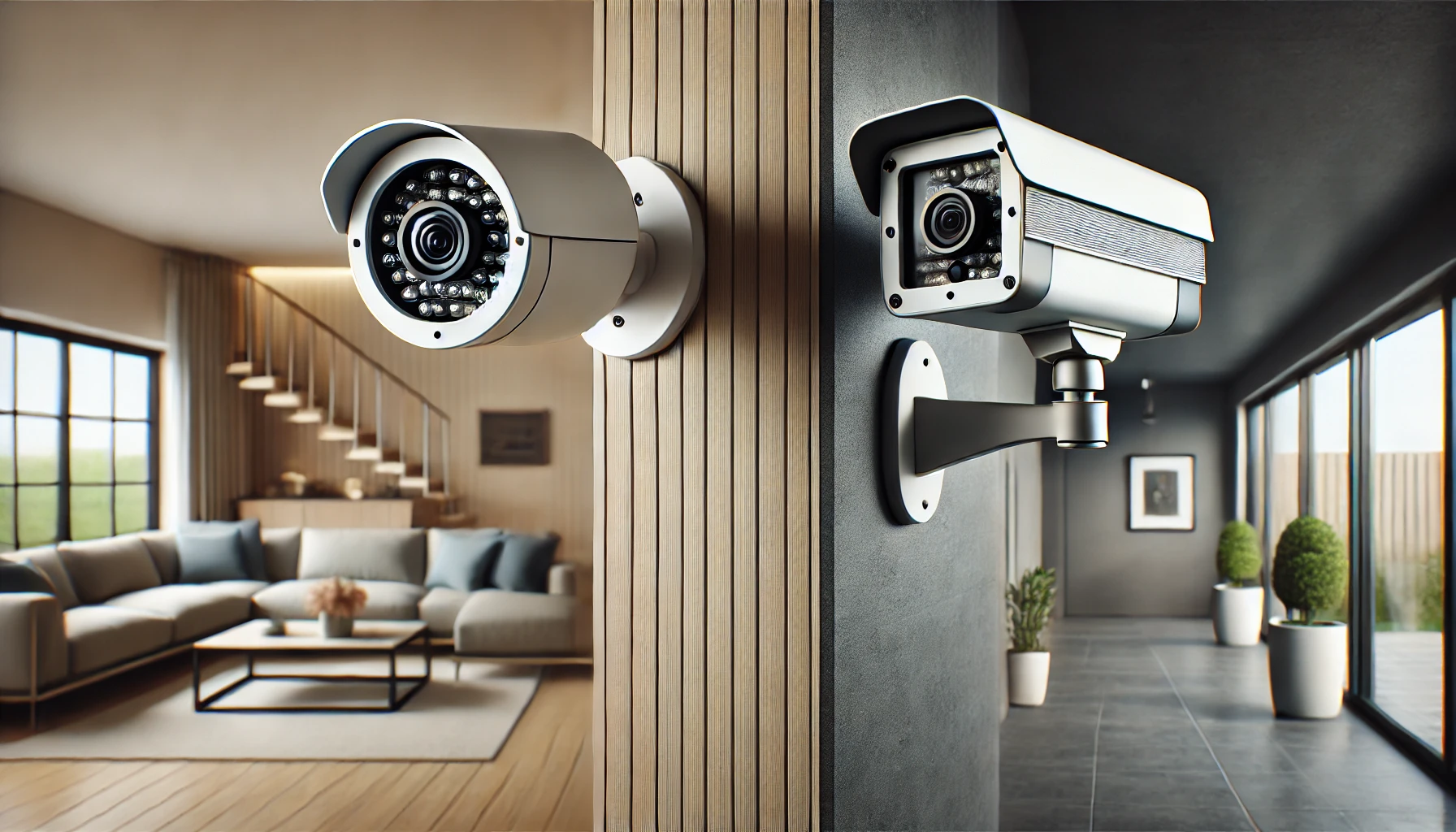 caméra de surveillance extérieur vs intérieur