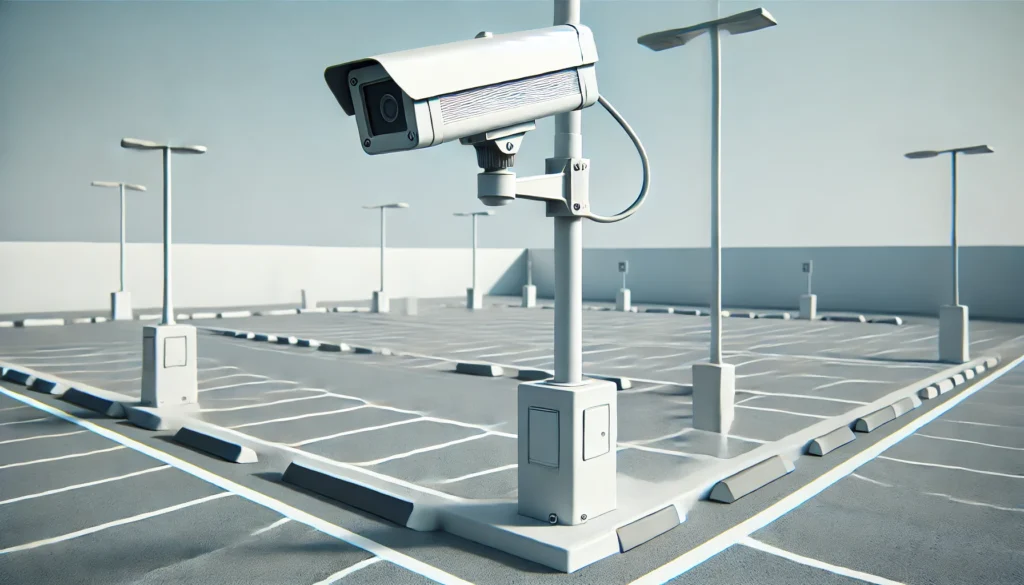 sécuriser un parking avec une caméra de surveillance