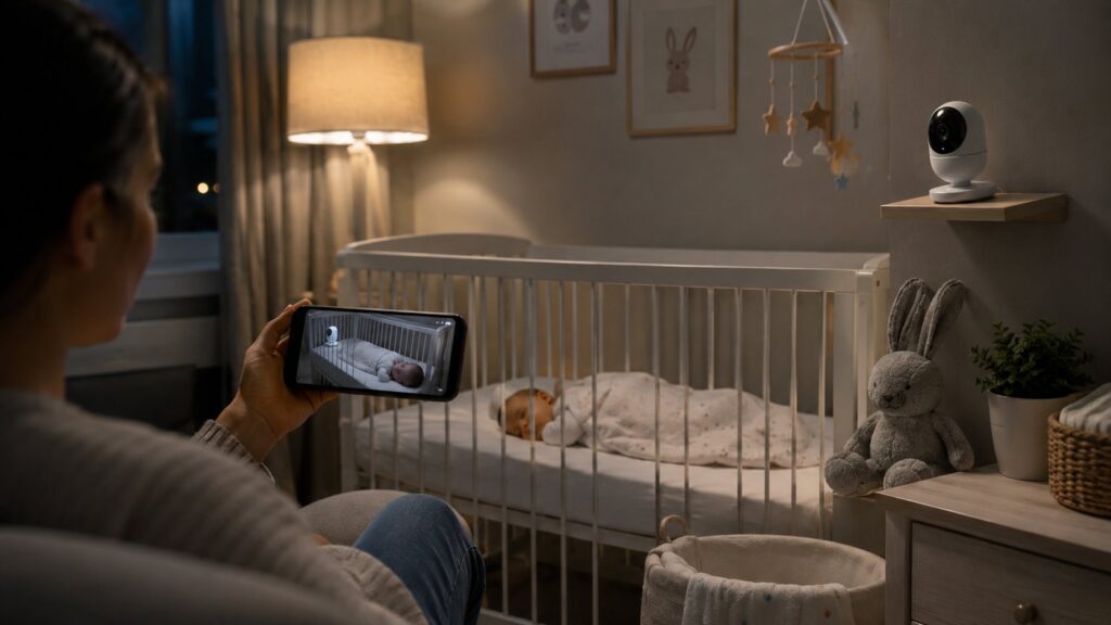 Caméra de surveillance en babyphone : bonne idée ?