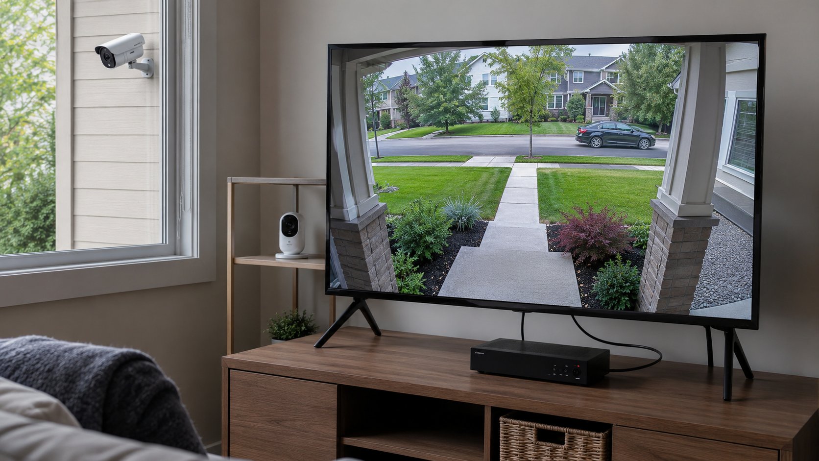 Caméra de surveillance sur TV : quelle connexion choisir ?