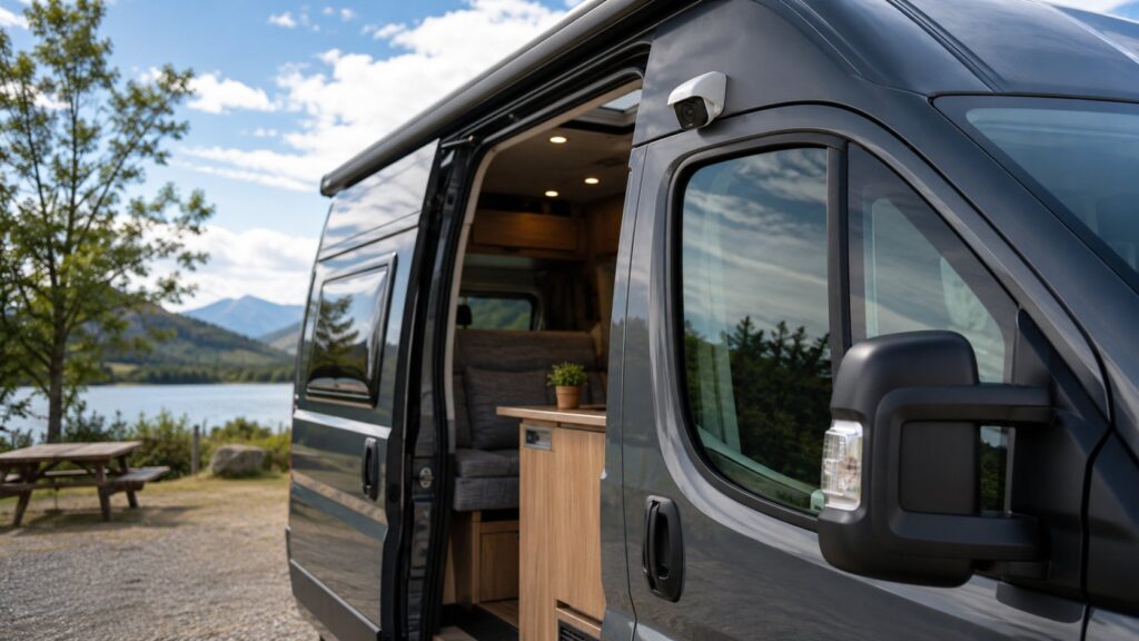 Caméra en camping-car ou caravane : règles et installation