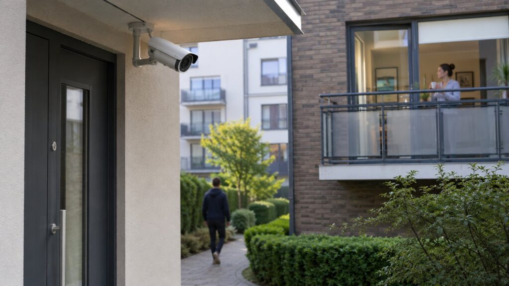 Scène réaliste liée à Caméras de surveillance : pourquoi la vie privée est en jeu