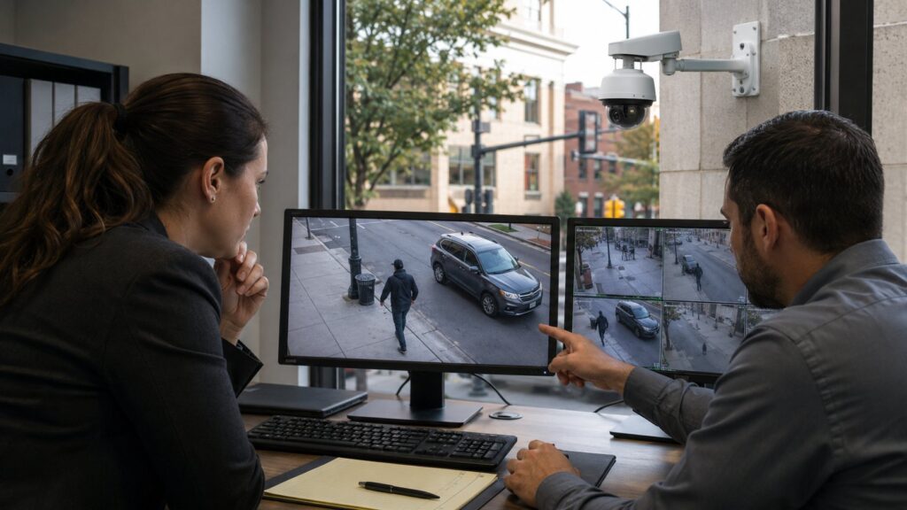 Scène réaliste liée à Caméras de surveillance : quel taux réel d’élucidation ?