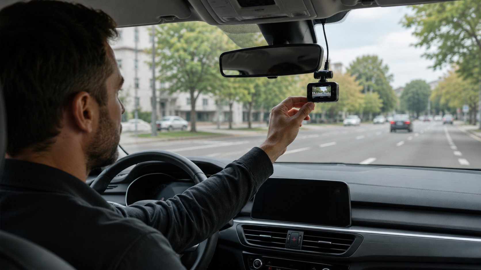 Scène réaliste liée à Meilleure dashcam 2025 : choisir selon votre usage