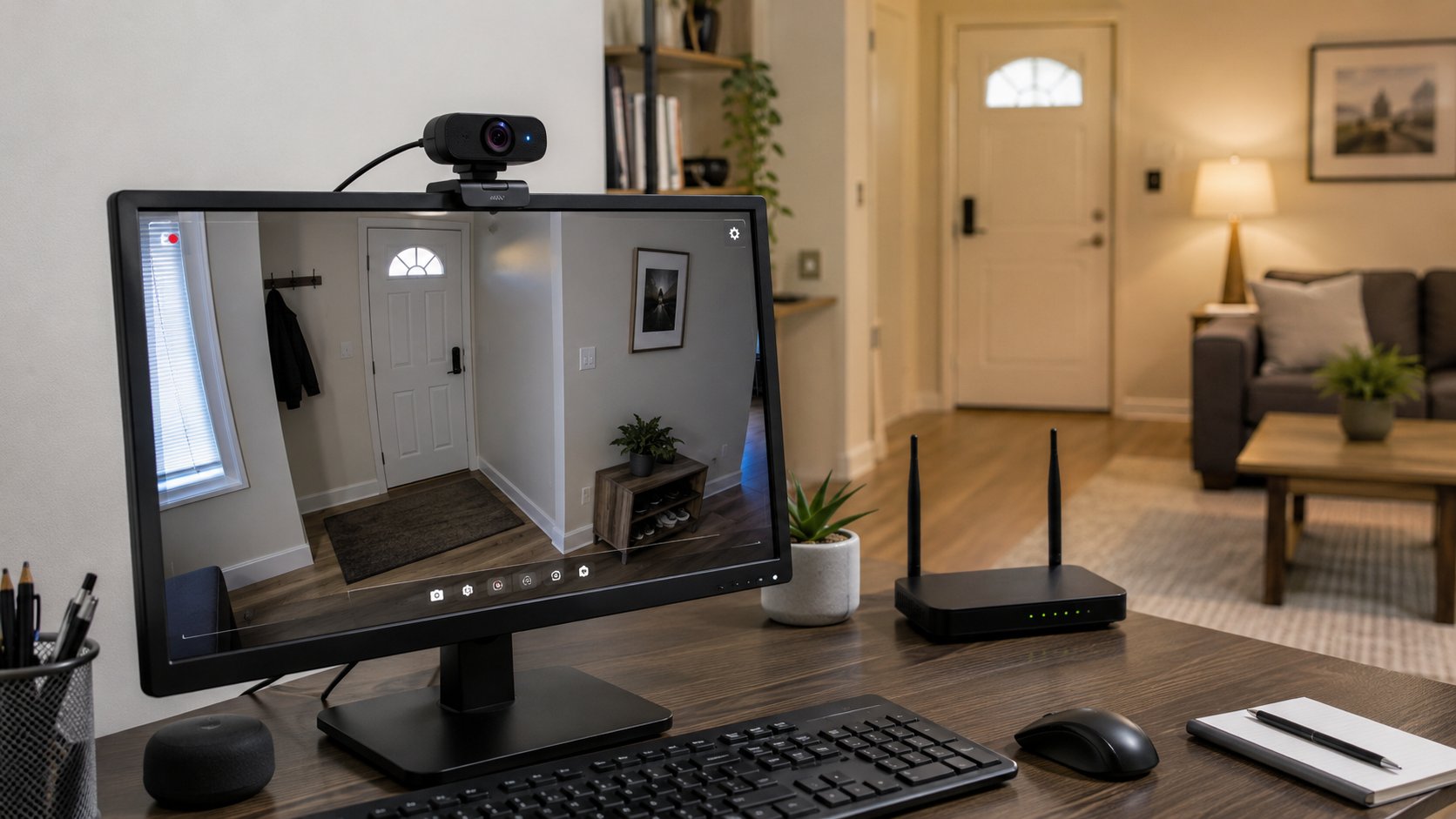 Webcam en caméra de surveillance : réglages et limites
